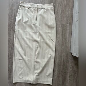 Long maxi lined skirt